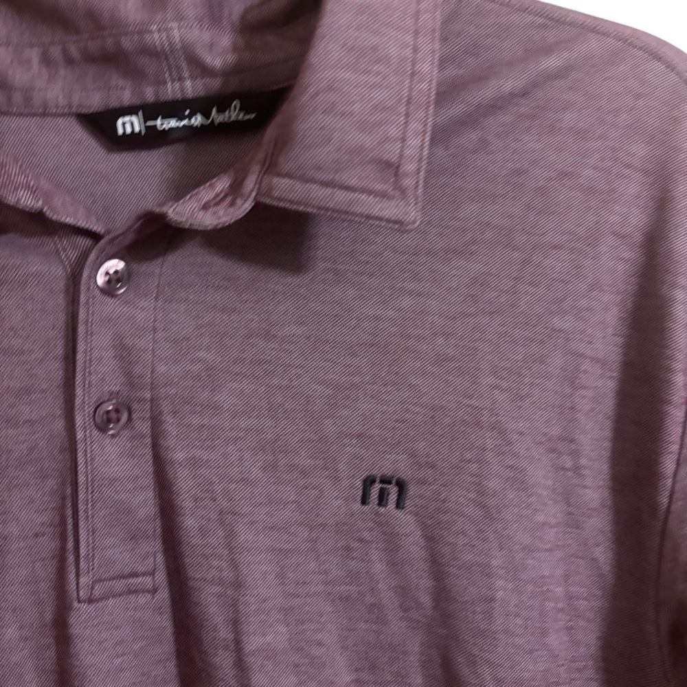 Travis Mathew Purple Polo Shirt Men’s‎ XL - Picture 3 of 8